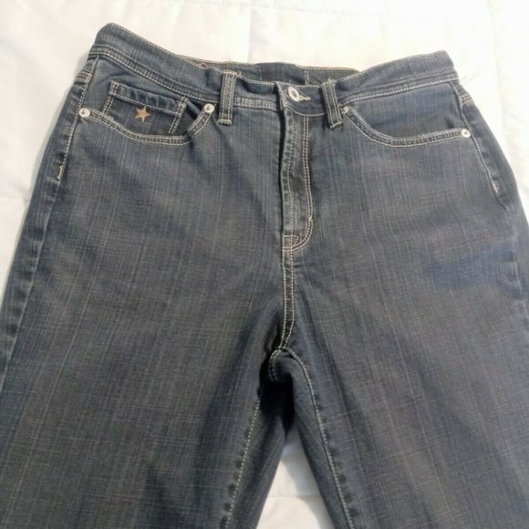 JEANSTAR Womens Denim Blue Jean Pants Wide Leg - Picture 6 of 6